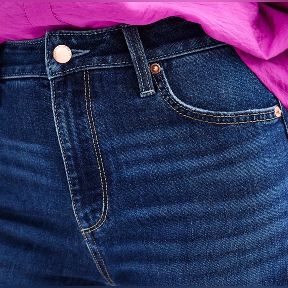 New Kohls Sonoma High rise Wide Leg Jeans stretch women’s size 16 - Picture 2 of 8